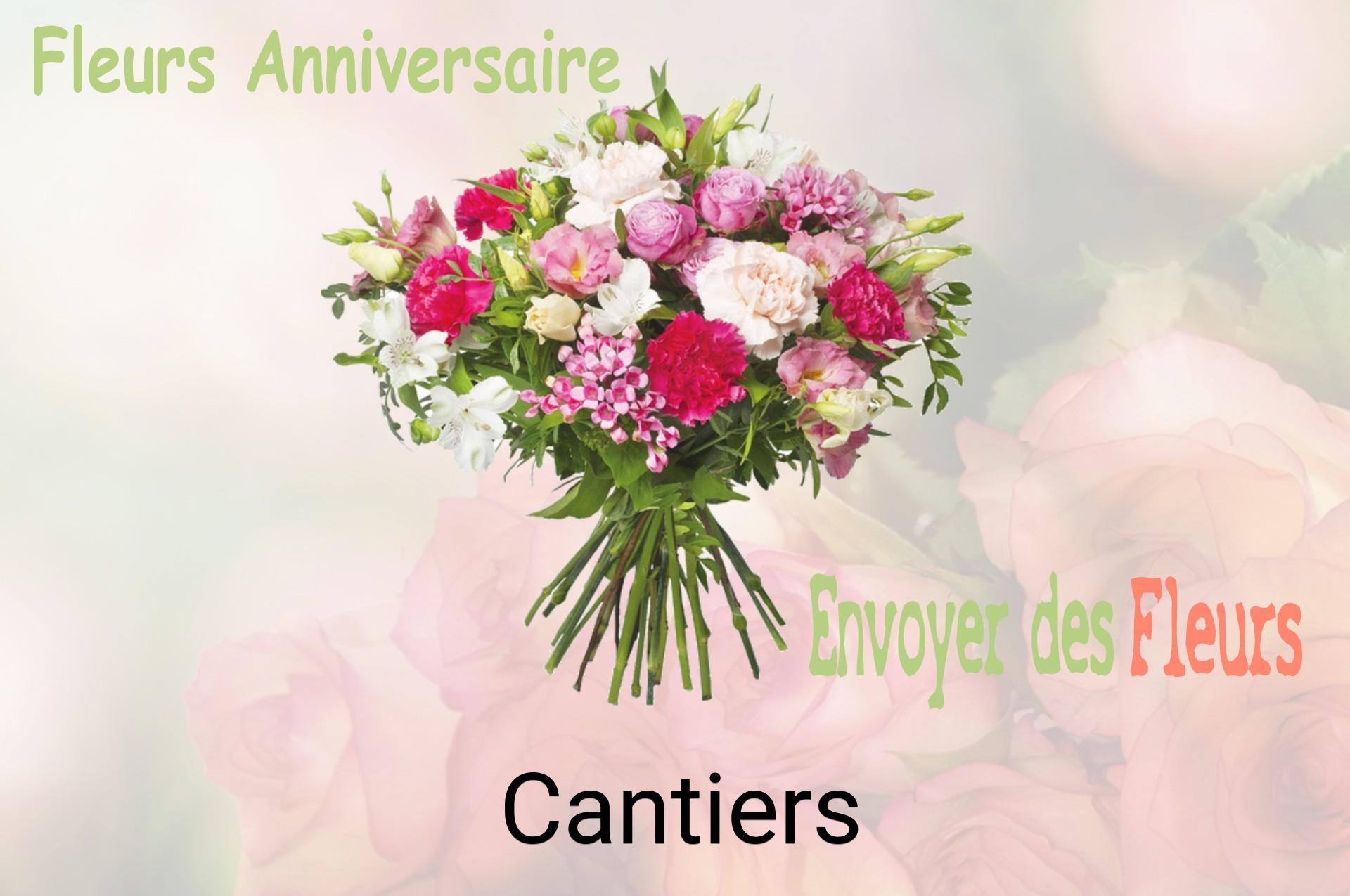 Bouquet de fleurs d’anniversaire livré à Cantiers